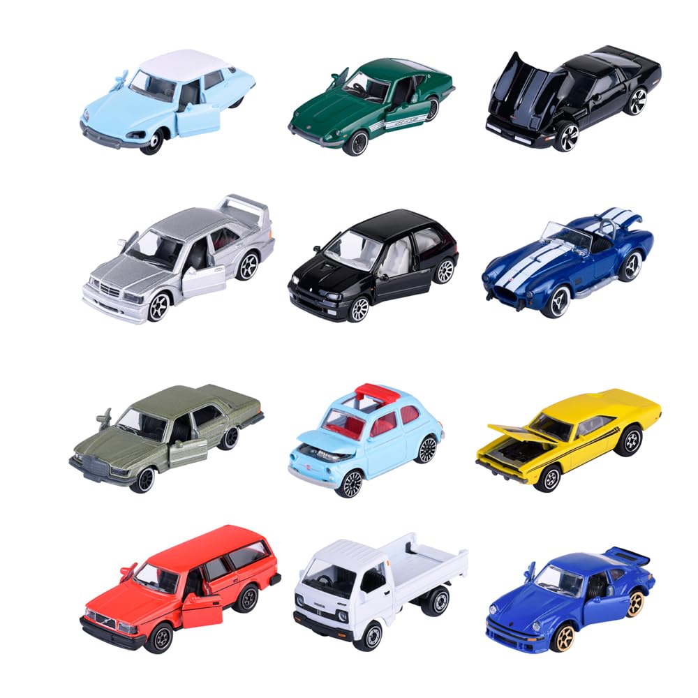 Amazon.co.jp: Majorette Vintage Premium Car - 12種類のおもちゃの車